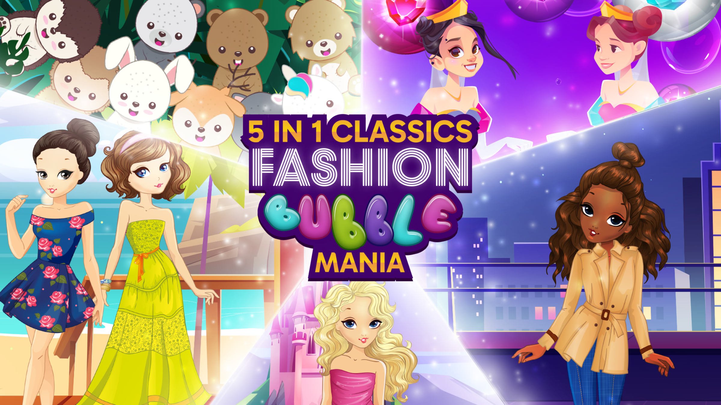 5 in 1 Classics: Fashion Bubble Mania