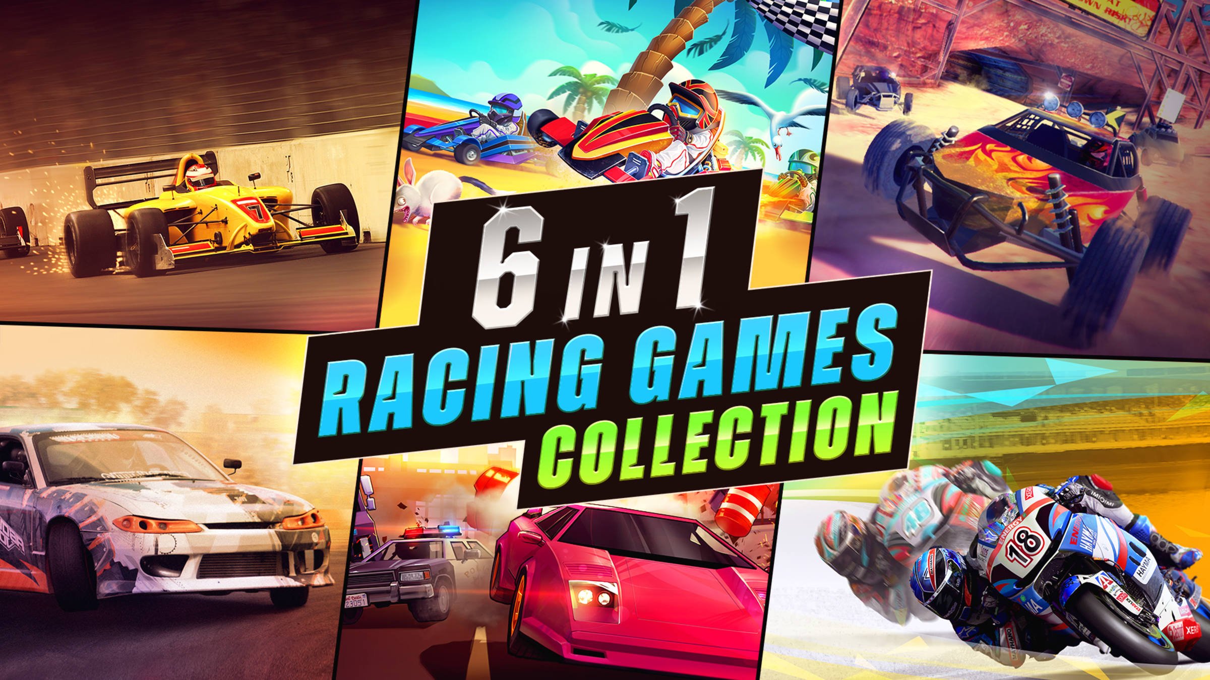 6 in 1 Racing Games Collection