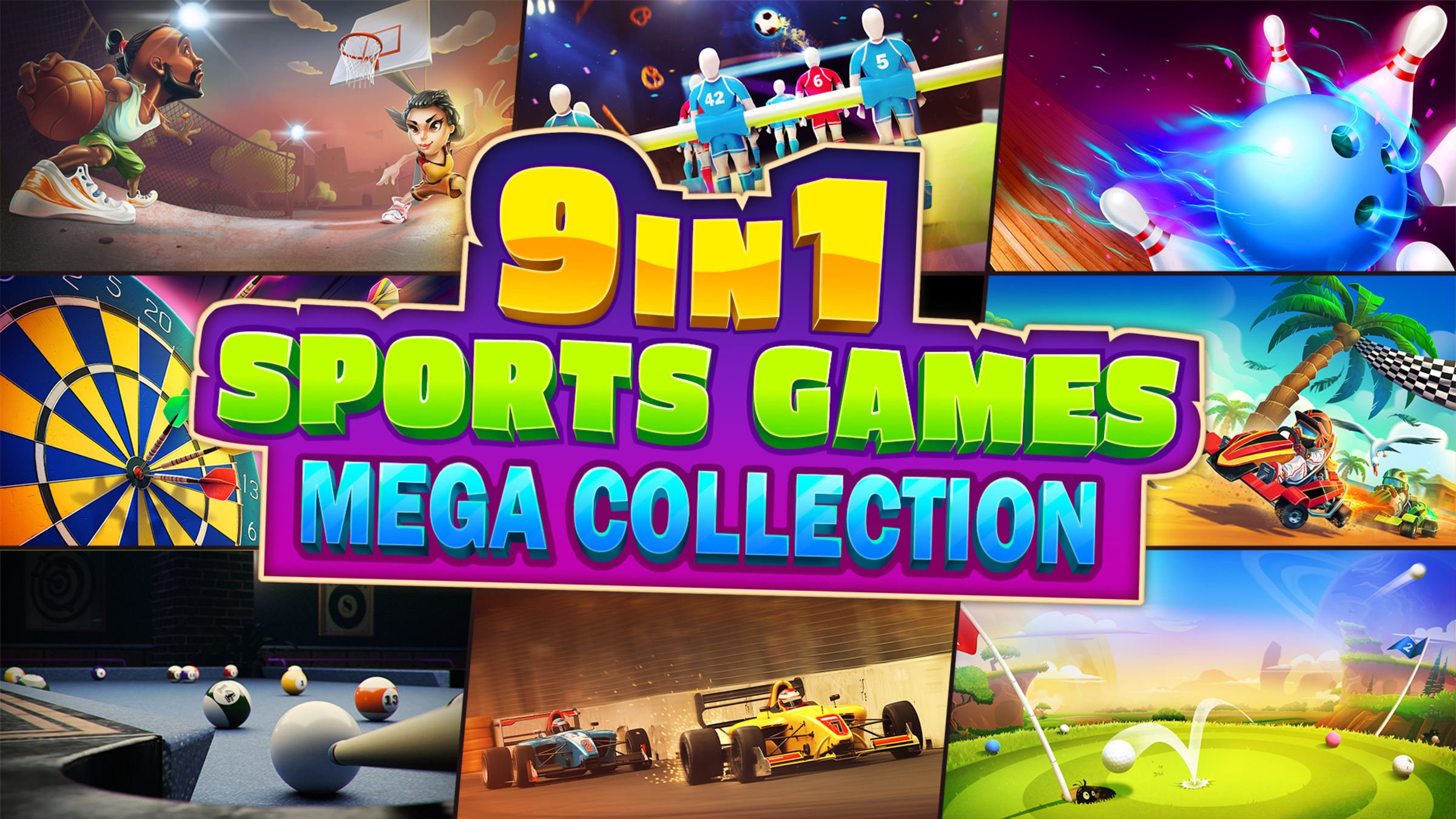 9 in 1 Sports Games Mega Collection