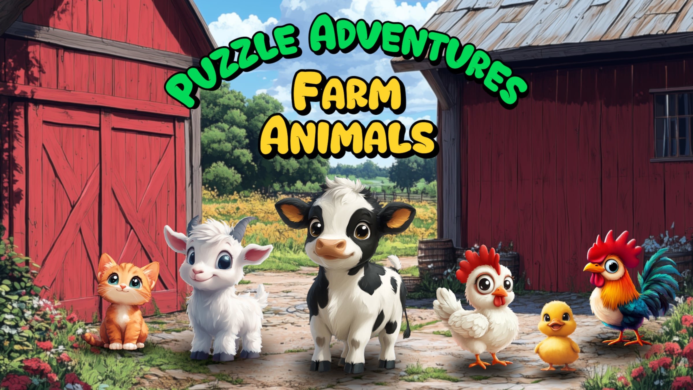Puzzle Adventures - Farm Animals
