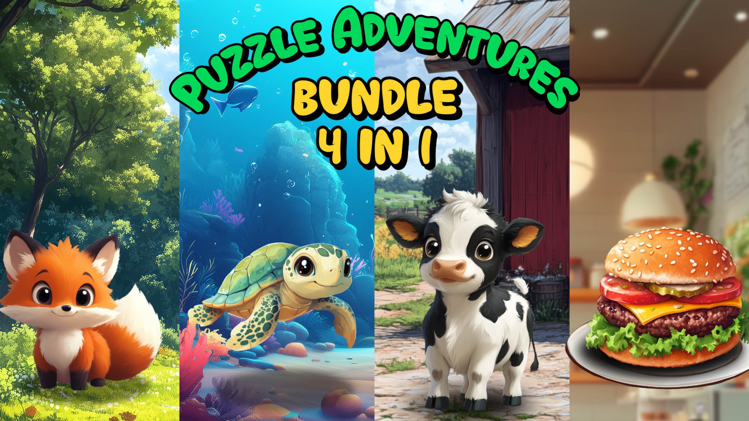 Puzzle Adventures Bundle - 4 in 1