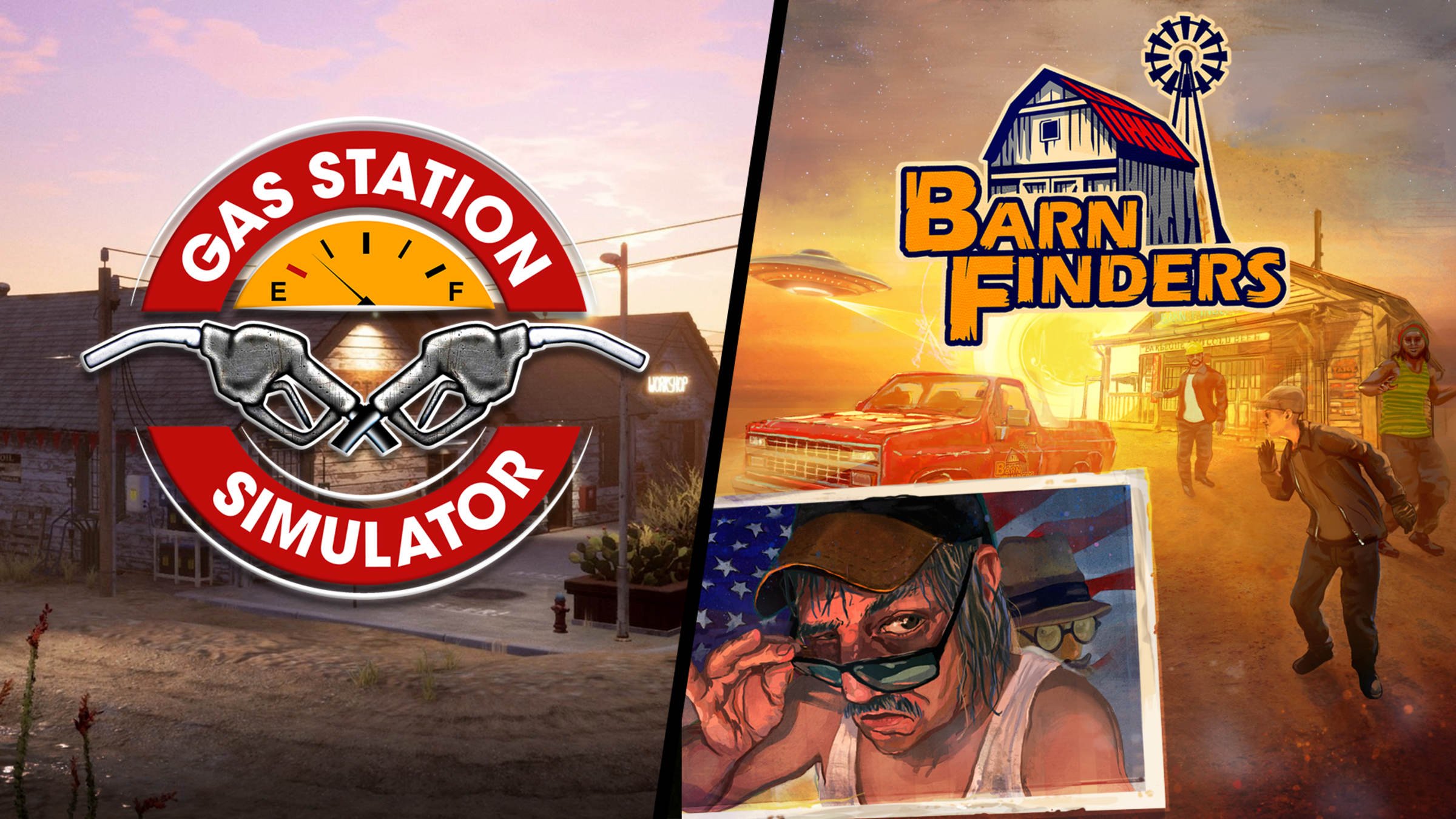 Simulator Bundle: Gas Station Simulator and Barn Finders