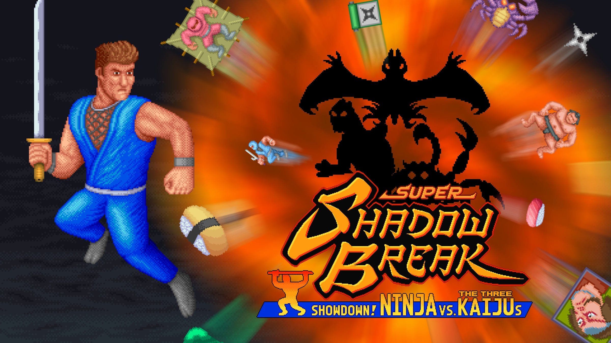 Super Shadow Break : Showdown! NINJA VS The Three KAIJUs